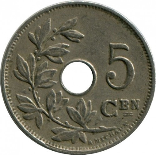 25 сантимів. 1920 рік, Бельгія. (Belgique) Полтава - фото 1