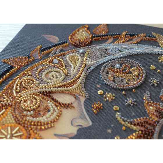 Набір для вишивання бісером "В полоні ночі" AB-896 25,5х25,2 см Вінниця