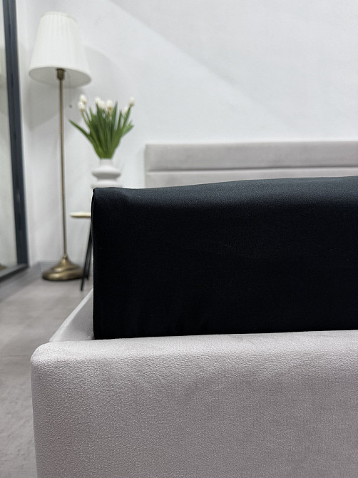 Ecotton Простирадло на резинці Ecotton 160х200 см фланель з бавовни Black чорний Коломыя - изображение 2