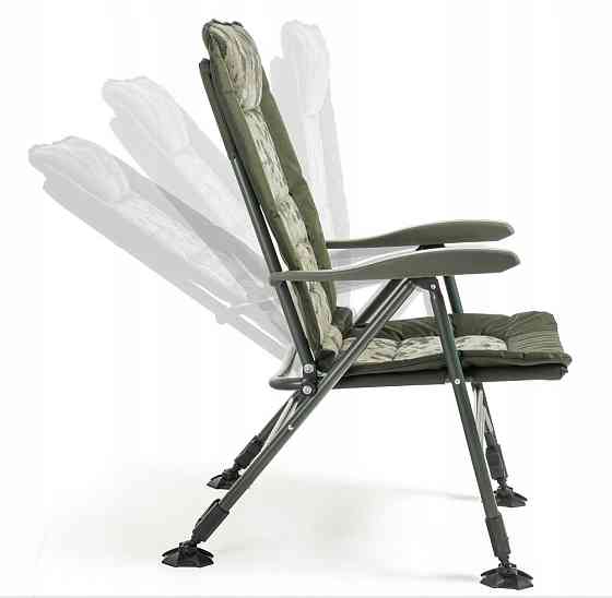 Коропове Крісло для риболовлі посилене до 160 кг Mivardi "Chair CamoCODE Quattro" (M-CHCCQ) Нововолинськ