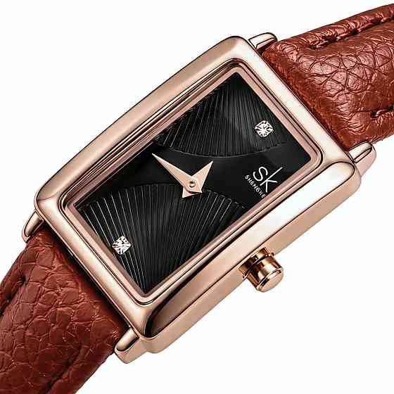 Годинник жіночий наручний Shengke Victoria Leather Classic (2 ремінці) Київ