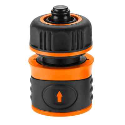 Коннектор для шланга Neo Tools для шланга 1/2", с аквастопом, двухкомпонентный (15-721) Винница