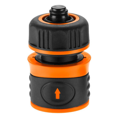 Конектор для шланга Neo Tools для шланга 1/2&quot;, з аквастопом, двокомпонентний (15-721) Вінниця - фото 1