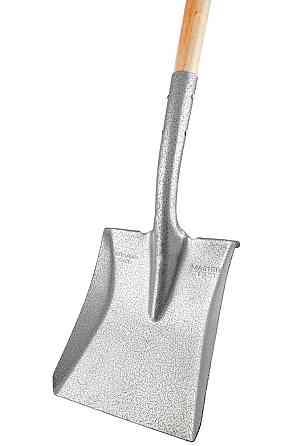 Лопата совкова MASTERTOOL 225х275х1200 мм молоткове фарбування з дерев'яною ручкою та держаком 14-6269 Ровно