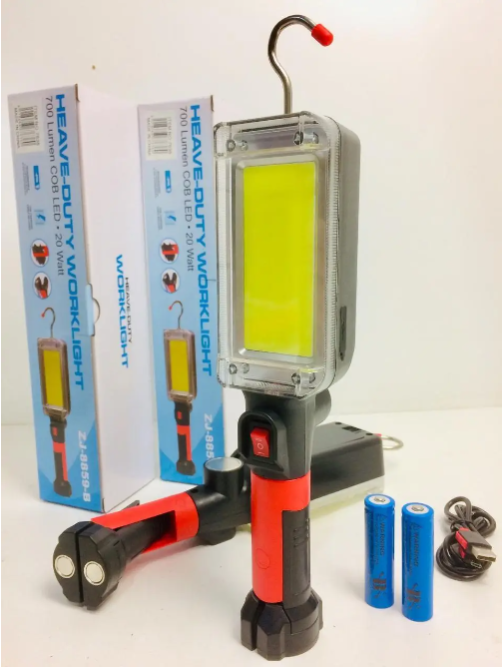 Світлодіодний ліхтарик для кемпінгу BL-8859B COB 2*18650 BATTERY USB CHARGE 7636 Одеса - фото 1