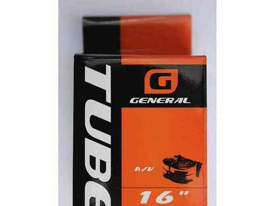 Камера для велосипеда d-16х1,75/2,125 30%ТМ GENERAL Київ