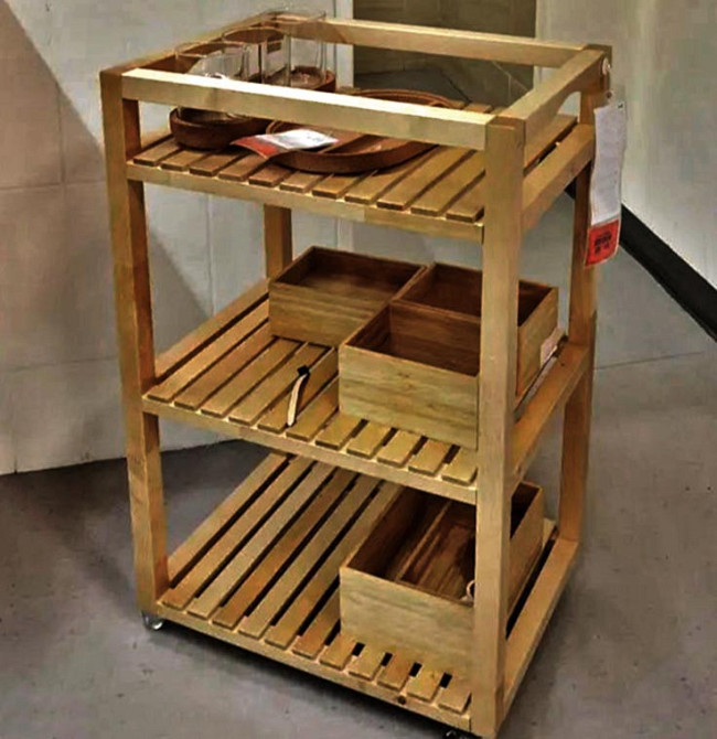 Етажерка на колесах "Бетел" сієна Миколаїв - фото 1