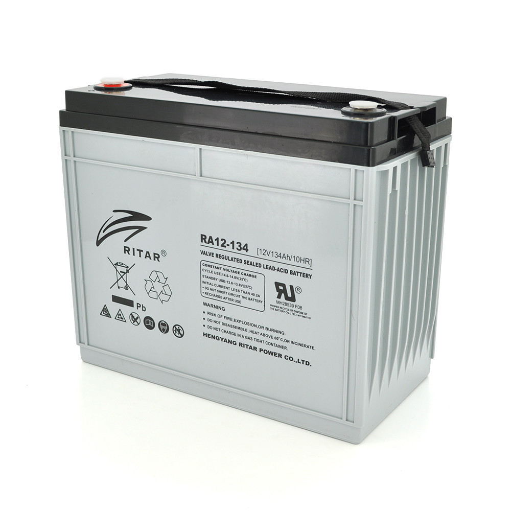 Акумуляторна батарея AGM RITAR RA12-134, Gray Case, 12V 134.0Ah ( 340 x 173 x 287 ) Q1 Київ - фото 7
