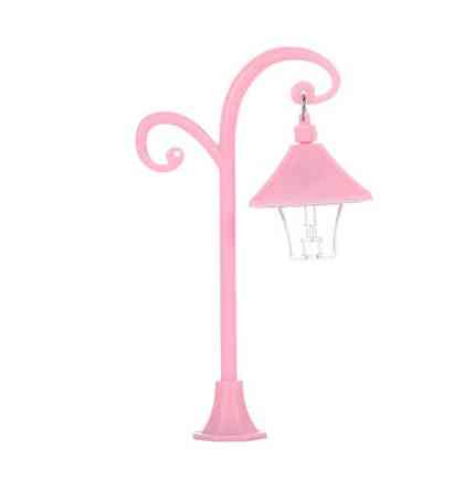 Декоративний ліхтар з LED підсвічуванням для флораріуму, міні-саду, хенд-мейду, мікроландшафту, моделювання. Вигнутий червоний Одеса