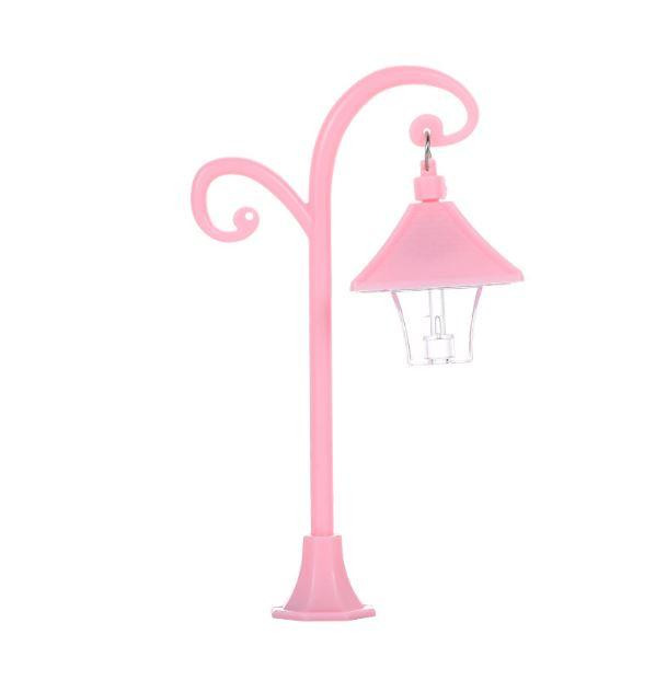 Декоративний ліхтар з LED підсвічуванням для флораріуму, міні-саду, хенд-мейду, мікроландшафту, моделювання. Вигнутий червоний Одеса - фото 4