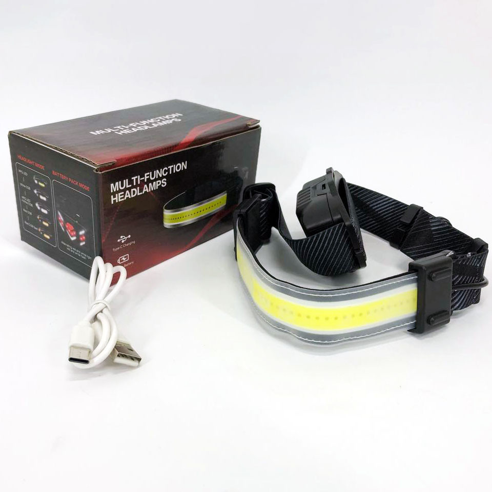 Ліхтар на голову для риболовлі XQ-T1C COB, Налобний світлодіодний ліхтар для BN-724 нічних прогулянок Київ - фото 8