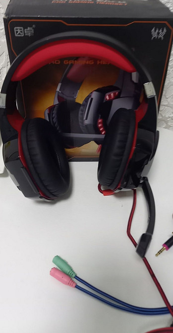 Ігрові навушники Kotion Each G2000 з мікрофоном і підсвіткою. Харків - фото 4