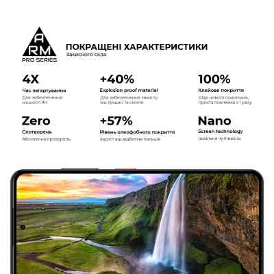 Скло захисне Armorstandart Pro Tecno Spark 30C 4G (kl5) Black (ARM81169) Вінниця
