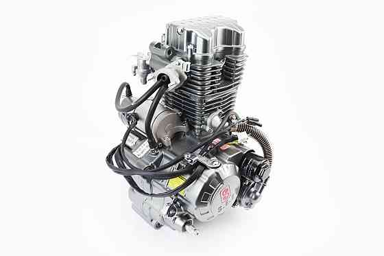 Двигун мотоциклетний в зборі CGT-250cc (водяне охолодження) + карбюратор, комутатор, котушка запалювання, тип 2 Київ