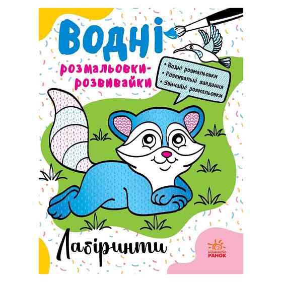 Водні розмальовки-розвивайки "Лабіринти" 735011, 16 сторінок Вінниця