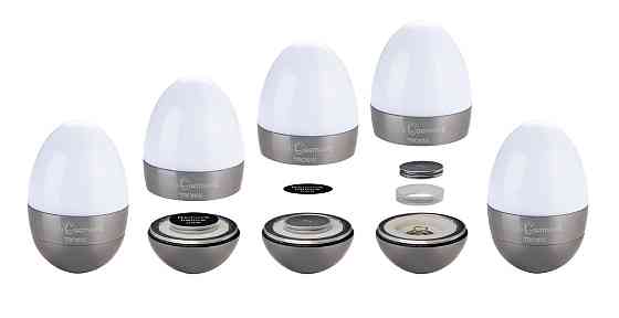 Світильник-нічник Troika Eggtivate, з датчиком вібрації, сталевий Рівне