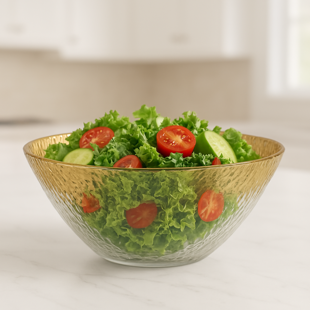 Набор глубоких стеклянных тарелок 15 см (6 шт) | Блюдо десертное, суповая тарелка из стекла Киев - изображение 1