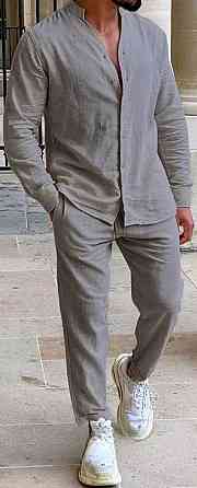 Опт і трояндниця! Лляний літній чоловічий костюм є кольори. Київ