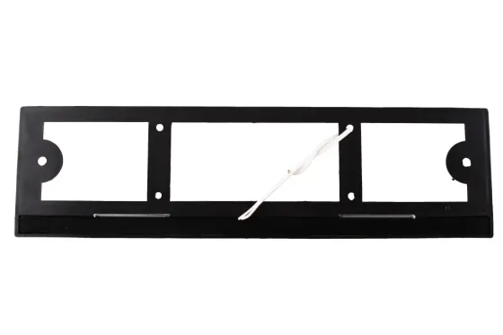 Рамка под номер с подсветкой Master Speed черная Винница