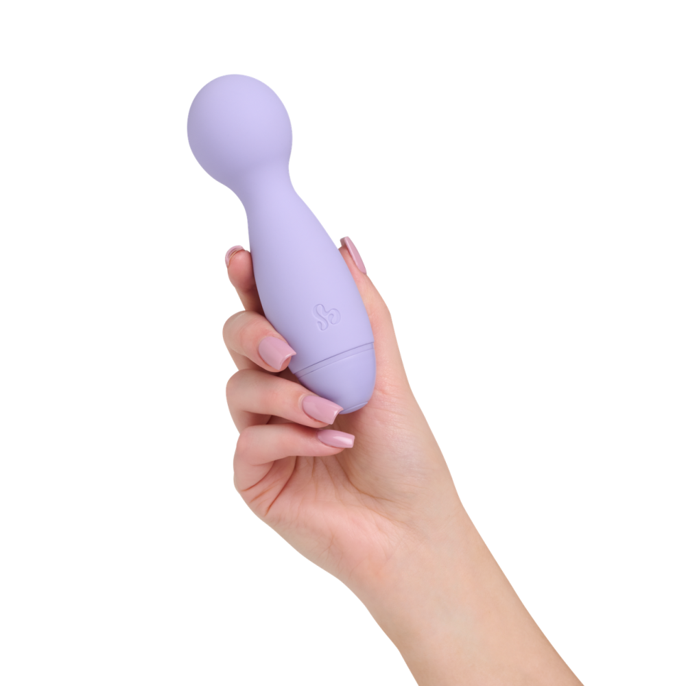 Мини-вибратор Pearl Mini Massaging Wand для стимуляции и массажа, голубой, So Divine (Великобритания) Sex Aura Киев - изображение 2