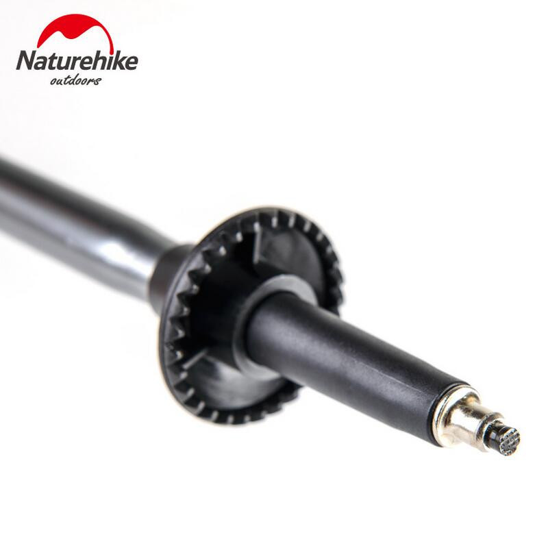 Трекинговая палка 3-сек. Naturehike Men ST 01 6061 AL NH17D001-Z, алюминий, черная Ровно - изображение 3