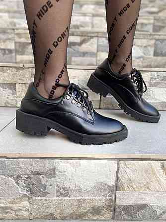 ЭФА Туфлі жіночі EFA T29 чорні (весна-осінь, шкіра натуральна) (3165) Коломыя