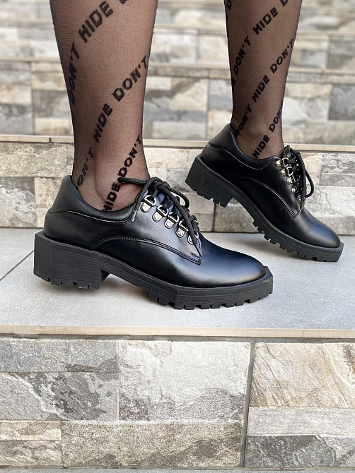 ЭФА Туфлі жіночі EFA T29 чорні (весна-осінь, шкіра натуральна) (3165) Коломыя - изображение 1