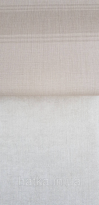 Обои виниловые на флизелине A.S.Creation UNITA 1.06x10 под штукатурку матовые бежевые молочные Киев - изображение 3