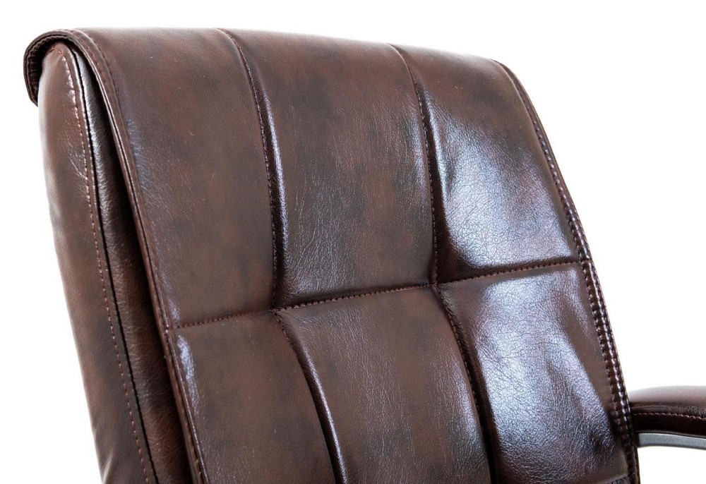 Офісне Крісло Керівника Richman Arizona Madras Dark Brown Хром М3 MultiBlock Коричневий Дніпро - фото 10