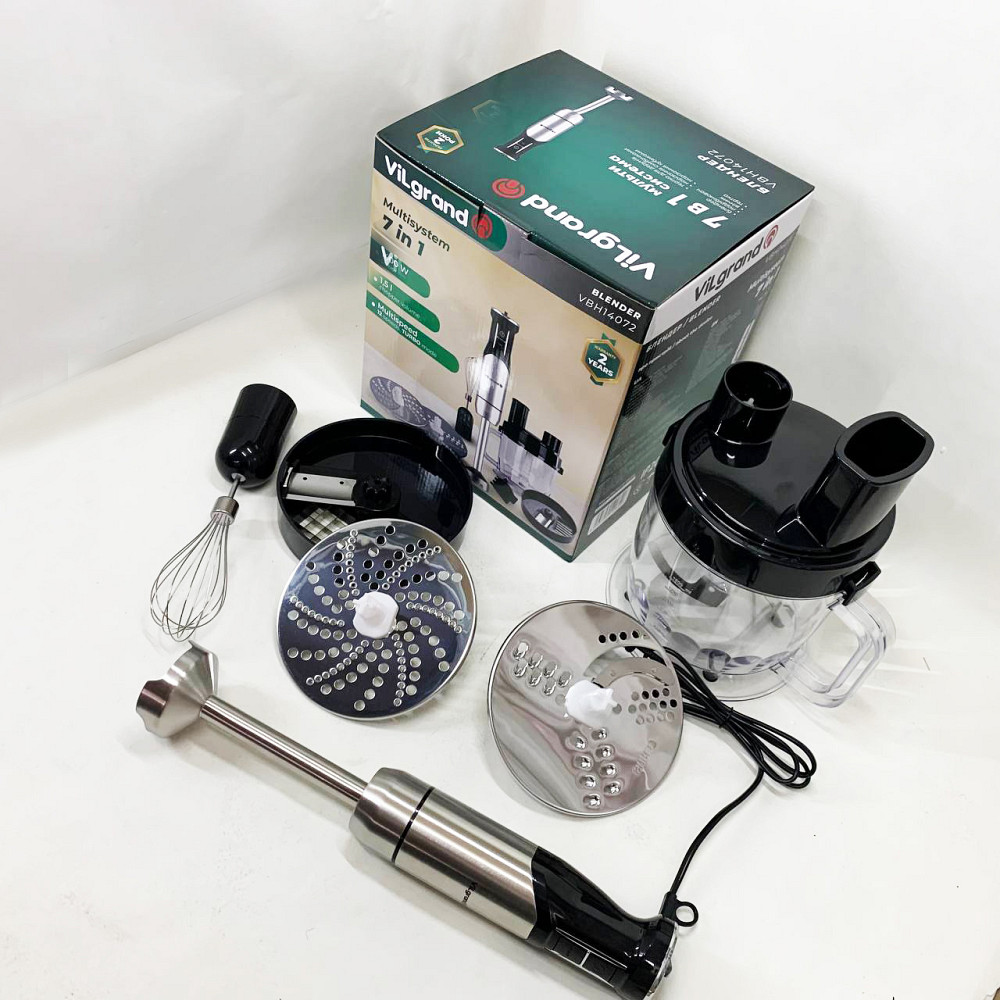 Погружной блендер для домашних нужд, Блендер измельчитель для коктейлей крем-суп HL-13 Львов - изображение 7