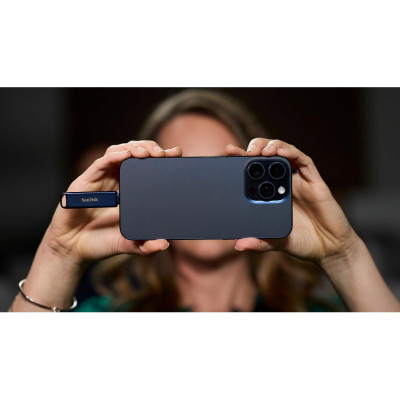 USB флеш накопичувач SanDisk 128GB Phone Drive for iPhone Metallic Sky Lightning/Type-C U (SDIXD0N-128G-GN6NE) Вінниця - фото 5