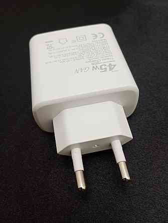 Адаптер живлення 2 в 1 Type C + USB 45W Луцк