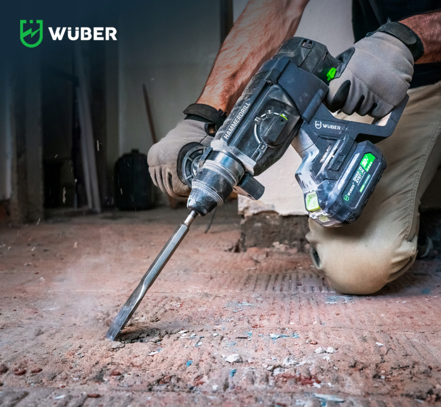 Ударний акумуляторний дриль 1000Вт 20В Wuber (Польща) Київ - фото 10