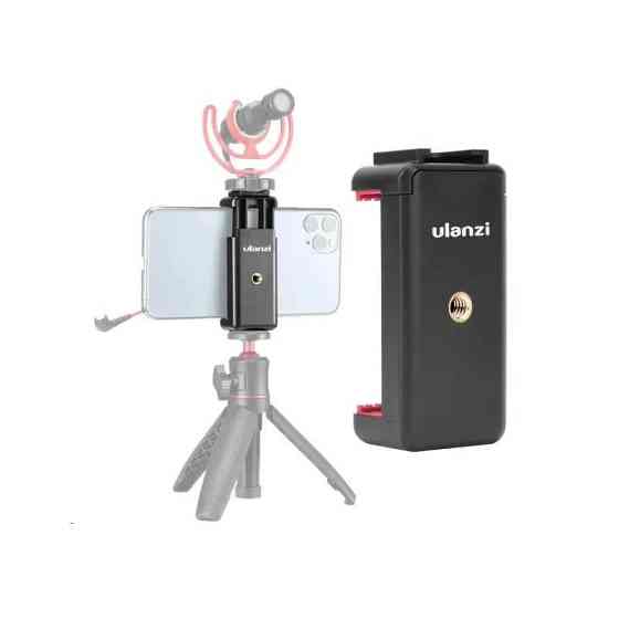 Тримач для телефону Ulanzi Vijim Straight Type Cold Shoe Phone Mount Holder Black(UV-1764 ST-07) Київ