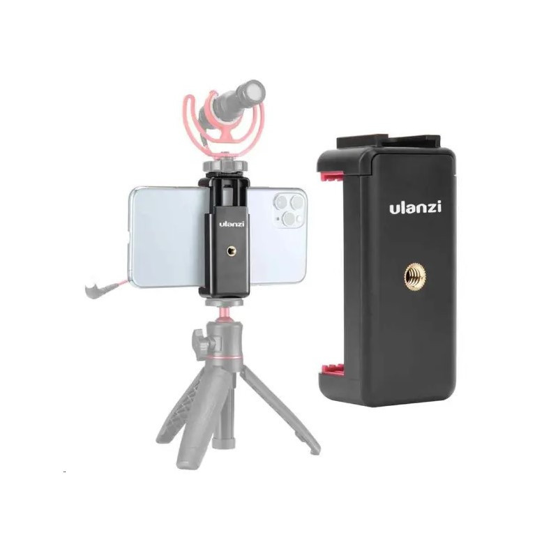 Тримач для телефону Ulanzi Vijim Straight Type Cold Shoe Phone Mount Holder Black(UV-1764 ST-07) Київ - фото 3