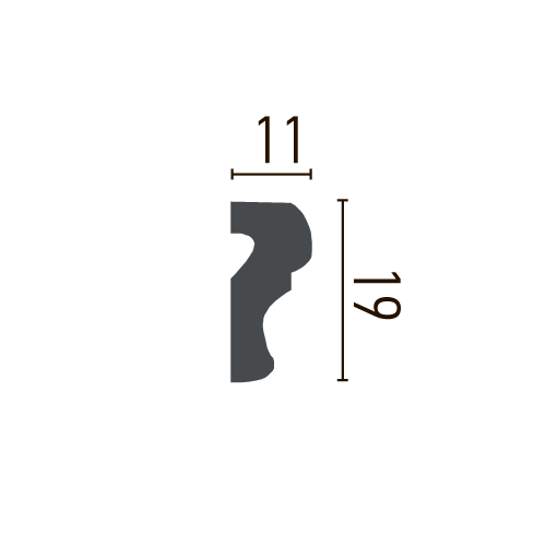 Молдинг полиуретановый гладкий Gaudi Decor CR 3035 Днепр - изображение 2