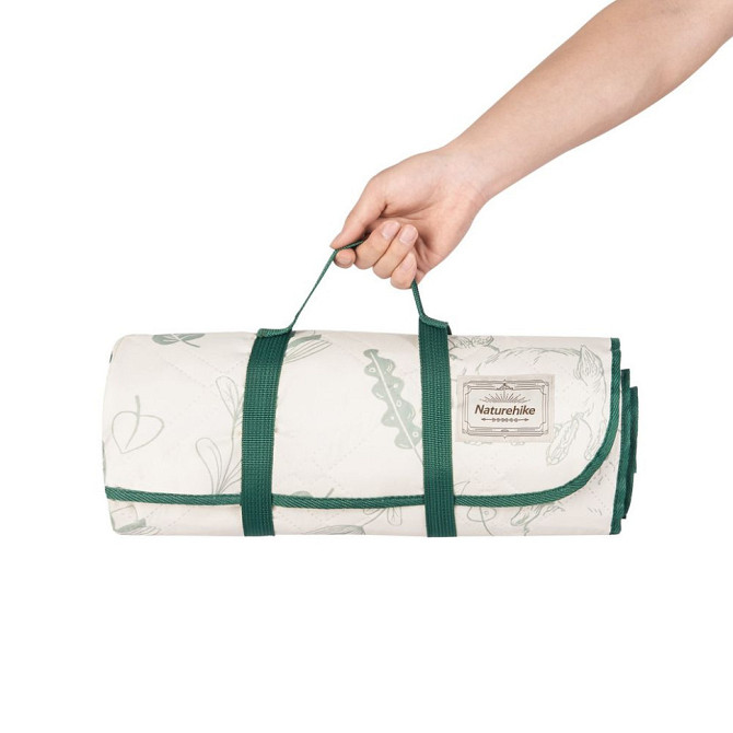 Килимок для пікніка Naturehike 180*200 CNH22DZ14004, зелений принт Киев - изображение 3