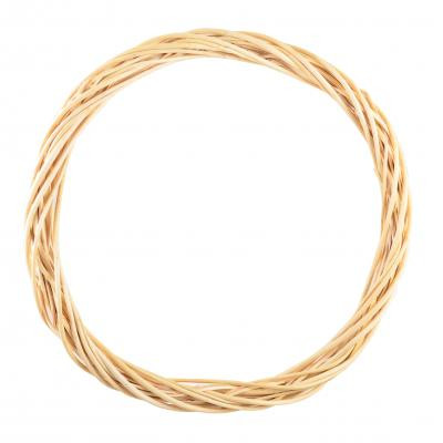 Рождественский венок YES! Fun ротанговый натуральный, d-60см (973451) Винница - изображение 1