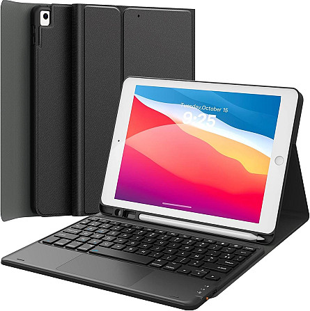 Фірмовий захисний чохол EARTO з Bluetooth клавіатурою для iPad 10.2 (2019/20/21)/pro10.5(2017)/Air 3 Дніпро - фото 1