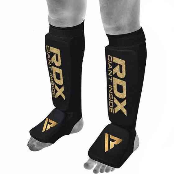 Захист гомілки та стопи RDX Shin Instep Foam Black/Golden XL Каменское