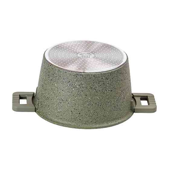 Алюминиевая кастрюля объемом 5,3 л с крышкой Ø 24 см с антипригарным покрытием MGC HP-4-446GR Киев