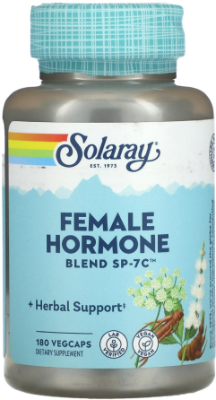 Смесь женских гормонов Solaray Female Hormone Blend SP-7C 180 капсул Киев