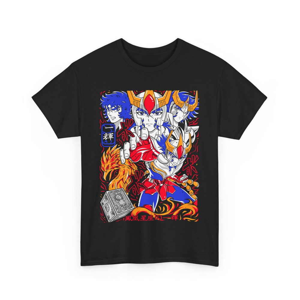 Футболка чоловіча з аніме принтом Аніме Схун Саінт Сеійа оверсайз (S/M/L) Чорний AnimeJ0451 Дніпро - фото 10