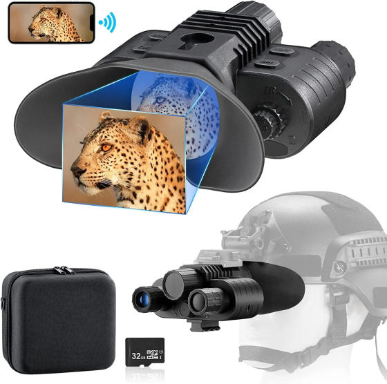 Прибор ночного видения NV-880 8x16MP с цифровым зумом 1080P HD WiFi 850nm (до 600м в темноте) Винница