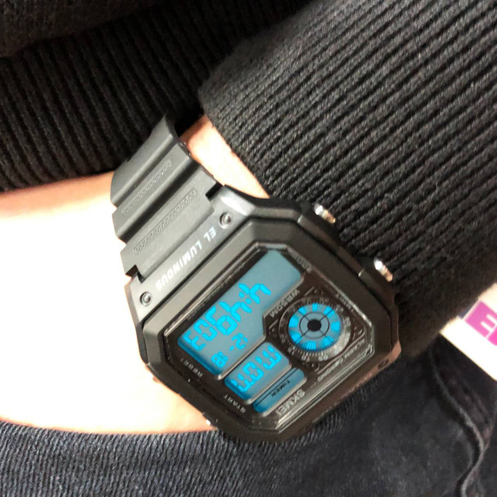 Годинники кварцові армійські SKMEI 1299BK, Армійський годинник протиударний, Годинники MI-629 спортивні спорт Київ - фото 10