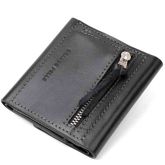 Портмоне кишенькове Чорне (GRANDE PELLE) Київ