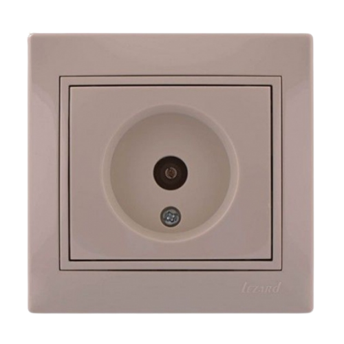 MIRA крем Розетка внутрішня крайова TV зі вставкою Лезард Житомир - изображение 1