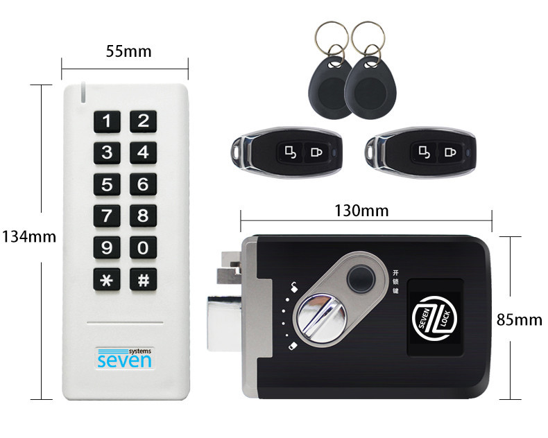Бездротовий комплект контролю доступу з радіобрелками SEVEN LOCK SL-7705r Київ - фото 7