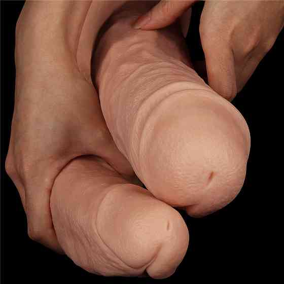 Двойной фаллоимитатор - King-Sized Realistic Mega Double Dildo 12