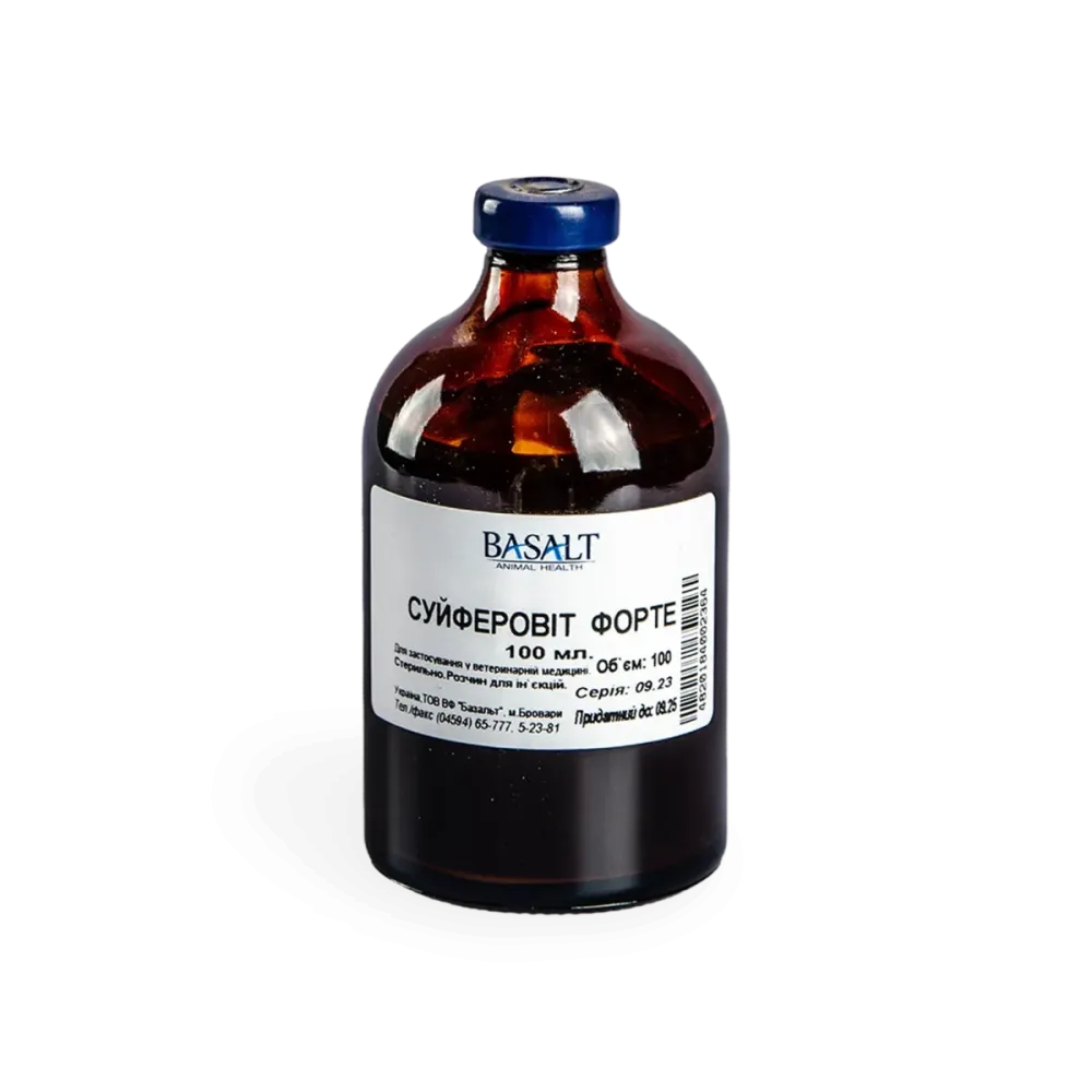 Суйферовiт-форте I р-н ін. 100мл для свиней (Базальт) Вінниця - фото 1
